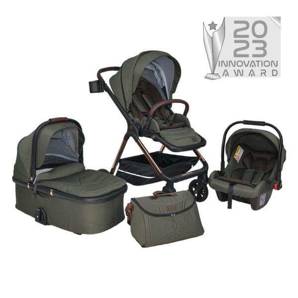 Πολυκαρότσι Nammas 3 σε 1 Olive Bebe Stars 335-189