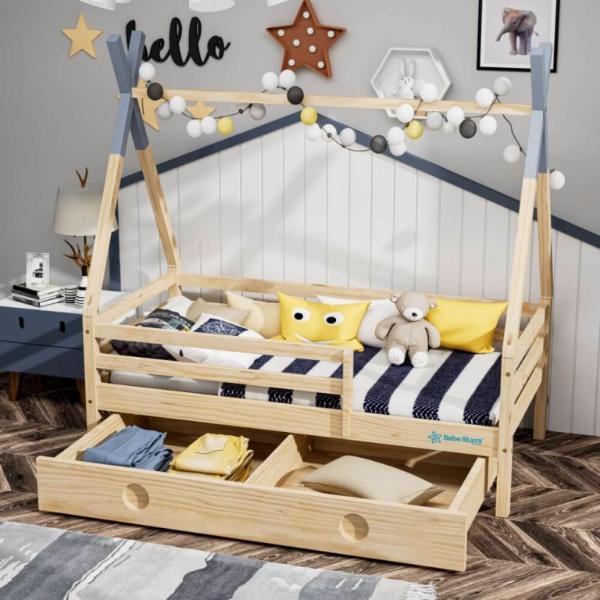 Κρεβάτι Galaxy Montessori Bebe Stars 438-05