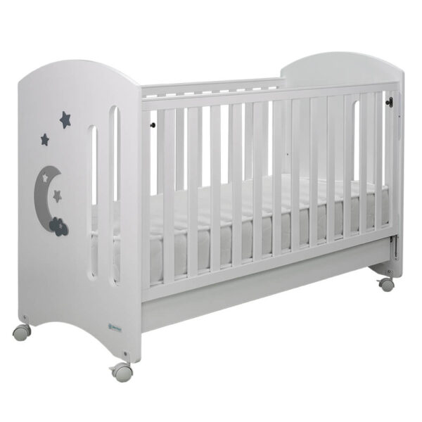 Κρεβάτι Azure White Bebe Stars 450-02