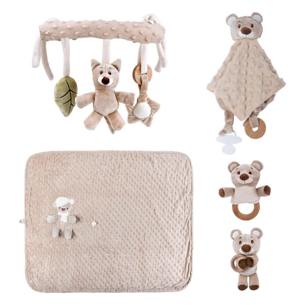 Σετ Δώρου 5τμχ.Teddy Bear Nature Bebe Stars 60-102