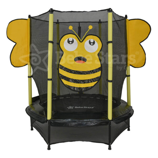 Τραμπολίνο Με Δίχτυ Δ 140cm Bee Bebe Stars 645-172