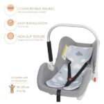 Κάλυμμα Αντιιδρωτικό Καθίσματος αυτοκινήτου 0+ Cloud Bebe Stars 80-202