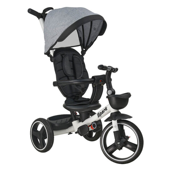 Ποδηλατάκι Τρίκυκλο 360° Spark Grey Bebe Stars 817-186