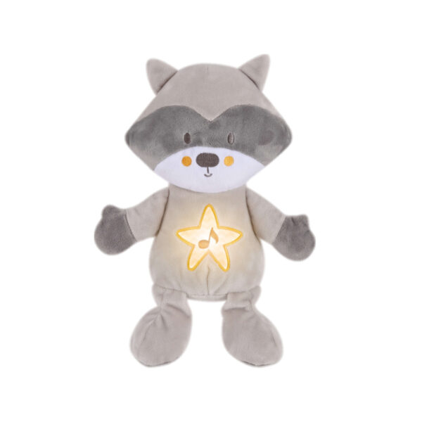 Βρεφικό Παιχνίδι Φωτεινός Αγκαλίτσας Raccoon Bebe Stars  856-186