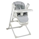 Καρεκλάκι Φαγητού- Ηλεκτρική Kούνια Combi 2 in 1 Grey Bebe Stars 873-186