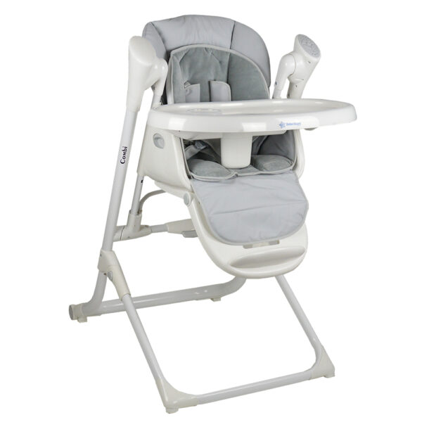 Καρεκλάκι Φαγητού- Ηλεκτρική Kούνια Combi 2 in 1 Grey Bebe Stars 873-186