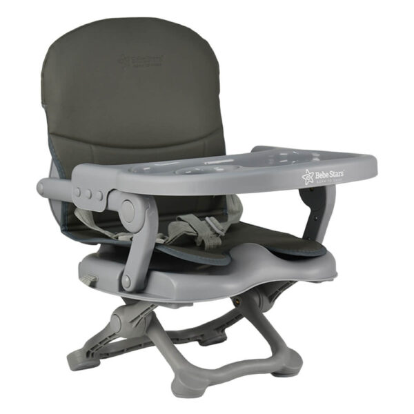 Καρεκλάκι Φαγητού Ταξιδιού Booster Tasty Grey Bebe Stars 895-186