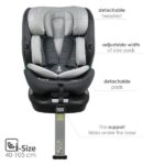 Κάθισμα Αυτοκινήτου Nobile I-size 360° 40-150cm Grey Ice Bebe Stars 924-188