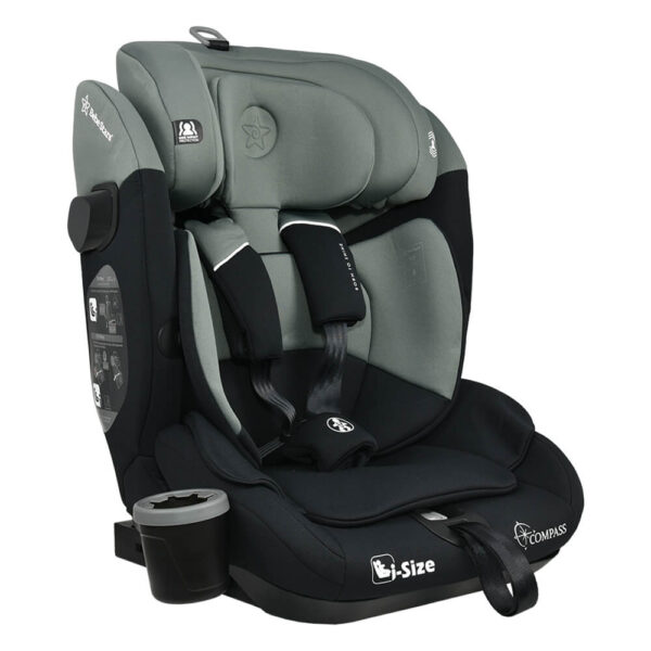 Κάθισμα Αυτοκινήτου Compass Isofix I-size 76-150cm Olive Bebe Stars 935-176