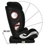 Κάθισμα Αυτοκινήτου Leon Plus Isofix I-size Black Bebe Stars 944-188