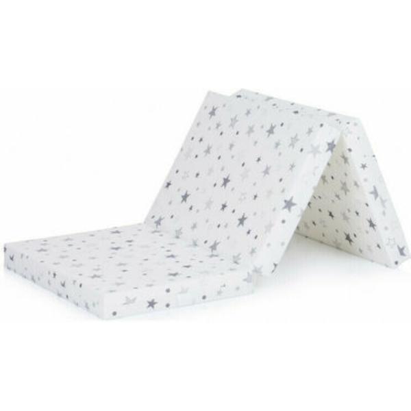 Στρώμα Παρκοκρέβατου Stars White - Grey Chipolino 60x120x6cm MAT02201WHGR