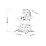 Κούνια Ηλεκτρική Cozy Mocka Bebe Stars 254-182