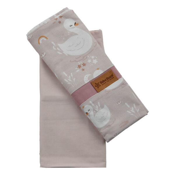 Σετ Σεντόνι Λίκνου 2τμχ. Swan Bebe Stars 307-314