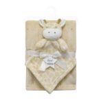 Κουβέρτα Αγκαλιάς Και Νάνι-Πανάκι Παρηγοριάς Beige Giraffe 75X100 cm Dimcol 31421911002