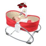Κούνια & Ρηλάξ Snooze 3 in 1 Red Bebe Stars 324-180