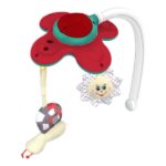 Κούνια & Ρηλάξ Snooze 3 in 1 Red Bebe Stars 324-180