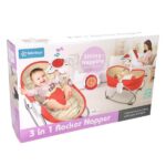 Κούνια & Ρηλάξ Snooze 3 in 1 Red Bebe Stars 324-180