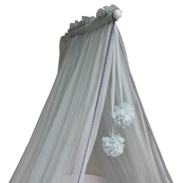 Κουνουπιέρα Κρεβατιού Με Pom-Pom Mint Bebe Stars 603-184