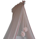 Κουνουπιέρα Κρεβατιού Με Pom-Pom Pink Bebe Stars 603-185