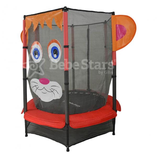 Τραμπολίνο Με Δίχτυ Δ 140cm Lion Bebe Stars 645-171