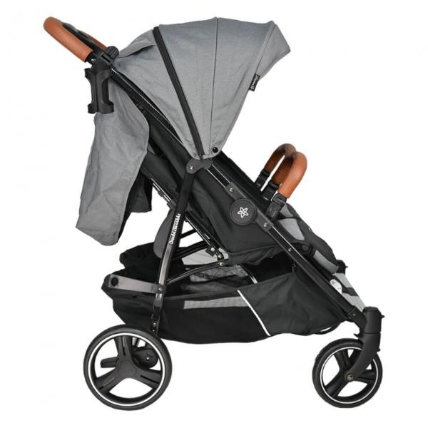 Καρότσι Διδύμων Double Trouble Grey Bebe Stars 7901-186