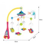 Κρεμαστό Μουσικό Παιχνίδι Με Προβολέα Space Bebe Stars 860-185