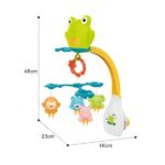 Κρεμαστό Μουσικό Κρεβατιού Με Προβολέα Frog Bebe Stars 861-174