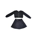 Σετ φούστα για κορίτσι σε χρώμα μαύρο Minimo MI36032-00383