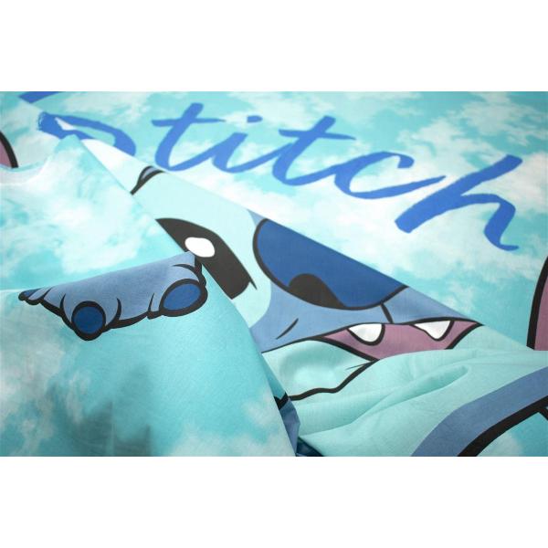 Σετ Σεντόνια 2τμχ. Disney Home Stitch 160X240 Turquoise 12252