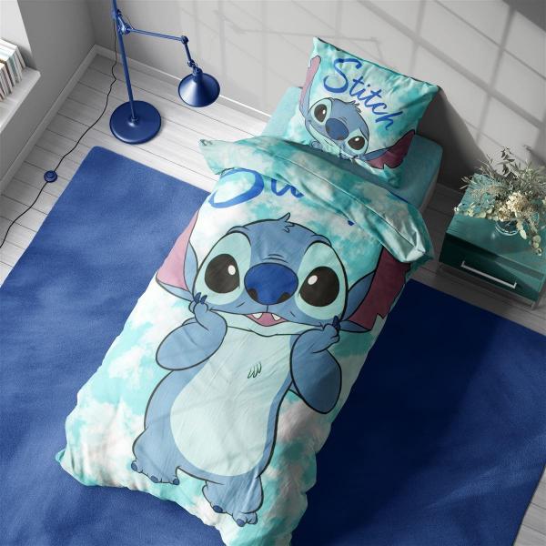Σετ Σεντόνια 2τμχ. Disney Home Stitch 160X240 Turquoise 12252