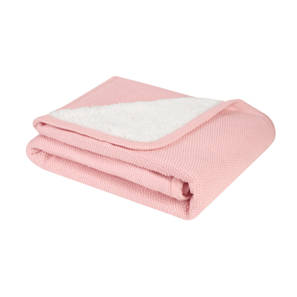 Πλεκτή Κουβέρτα Αγκαλιάς Sherpa Dream Big Pink 75x100 Kikka Boo 31103010046