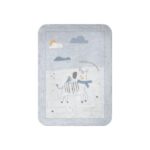 Κουβέρτα Αγκαλιάς Βελουτέ Stripy Friends Blue 80x110εκ. Kikka Boo 31103020151