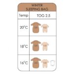 Υπνόσακος Με Χέρια Αποσπώμενα Winter Boho Bebe Stars 3137-25