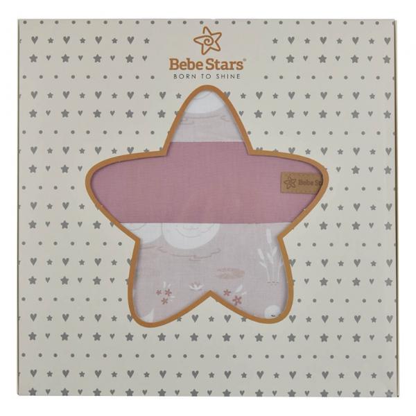 Σετ Σεντόνια 3τμχ. Swan Bebe Stars 3141