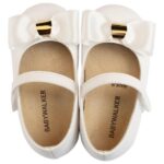 Βαπτιστικές Δερμάτινες Μπαλαρίνες BABYWALKER Λευκό BS3537