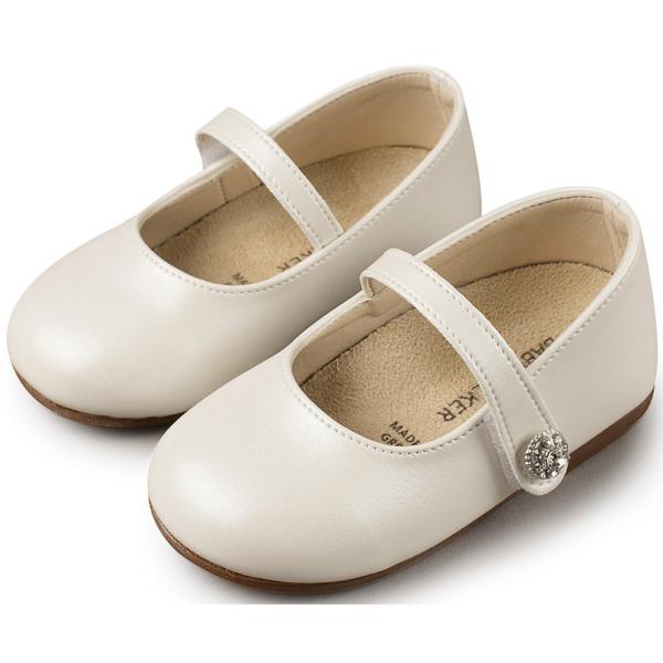 Βαπτιστικές Δερμάτινες Μπαλαρίνες BABYWALKER Εκρού BS3502