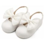 Βαπτιστικές Δερμάτινες Μπαλαρίνες BABYWALKER Λευκό BW4852