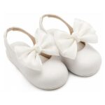 Βαπτιστικές Δερμάτινες Μπαλαρίνες BABYWALKER Λευκό BW4852