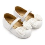 Βαπτιστικές Δερμάτινες Μπαλαρίνες BABYWALKER Λευκό BW4862