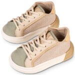 Παπούτσια Βαπτιστικά Sneakers BABYWALKER Μπεζ-Μέντα EXC5280