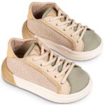 Παπούτσια Βαπτιστικά Sneakers BABYWALKER Μπεζ-Μέντα EXC5280