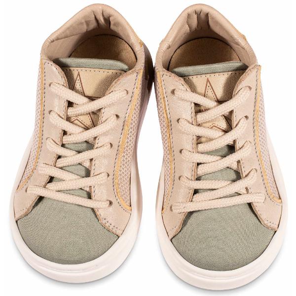 Παπούτσια Βαπτιστικά Sneakers BABYWALKER Μπεζ-Μέντα EXC5280