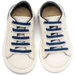 Παπούτσια Βαπτιστικά Δερμάτινα Sneakers BABYWALKER Λευκό-Μπλε EXC5294