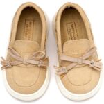 Παπούτσια Βαπτιστικά Καστόρινα Loafers BABYWALKER Μπεζ EXC5295