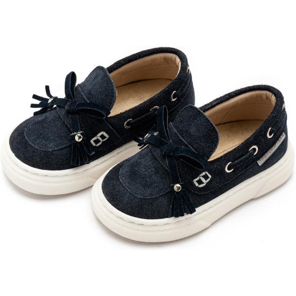 Παπούτσια Βαπτιστικά Καστόρινα Loafers BABYWALKER Μπλε EXC5295