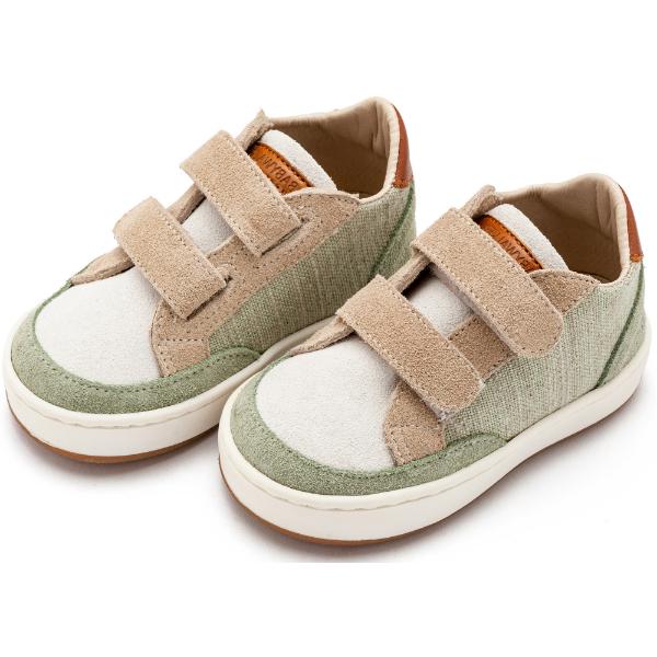 Παπούτσια Βαπτιστικά Sneakers BABYWALKER Μέντα-Μπεζ-Λευκό EXC5297