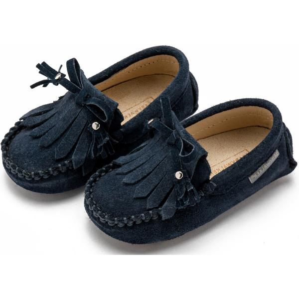 Παπούτσια Βαπτιστικά Καστόρινα Loafers BABYWALKER Μπλε EXC5298