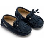 Παπούτσια Βαπτιστικά Καστόρινα Loafers BABYWALKER Μπλε EXC5298