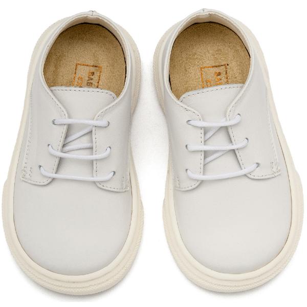 Παπούτσια Βαπτιστικά Δερμάτινα Sneakers BABYWALKER Λευκό EXC5299