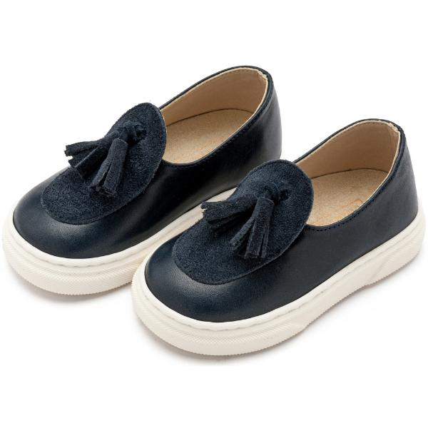 Παπούτσια Βαπτιστικά Δερμάτινα Loafers BABYWALKER Μπλε EXC5300